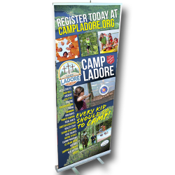 Vinyl Pull Up - 80" x 33"